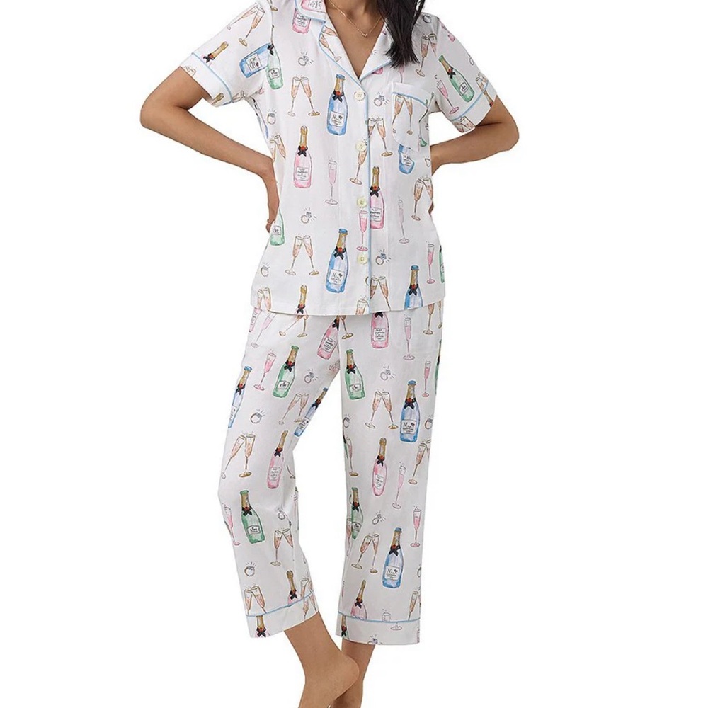 BedHead champagne wedding print pajama set